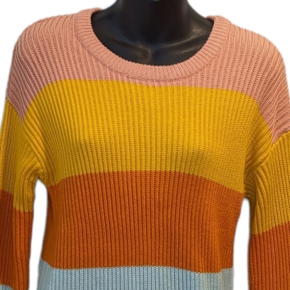 Ichi multicolour stripe sweater XS - Picture 2 of 7